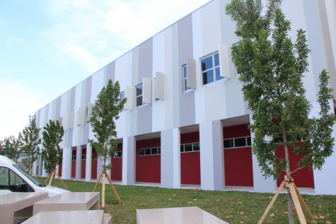 The outside of the newly built Building 6 that is set to house students by the beginning of the 2021-2022 school year.