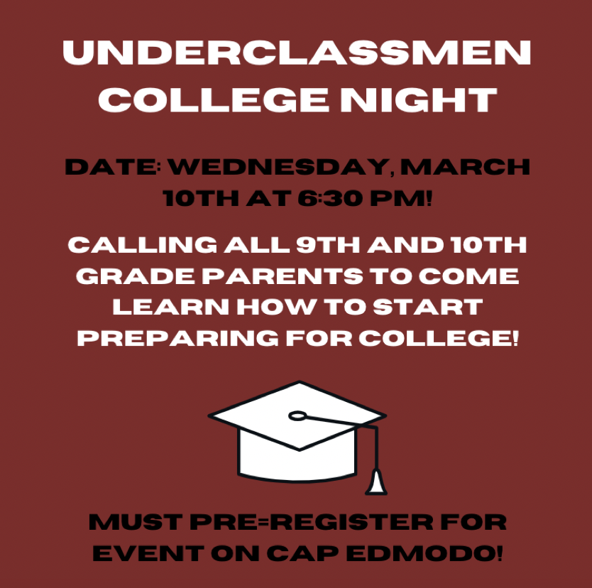 This Underclassmen Parent Night ended at around 8 o’clock since the presentation took around an hour and there were roughly 30 minutes for questions.