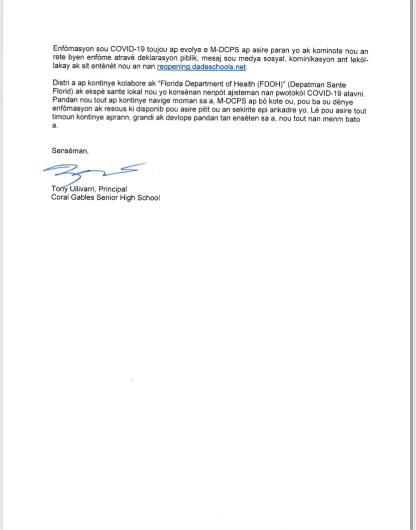 COVID-19 School Policy Updates