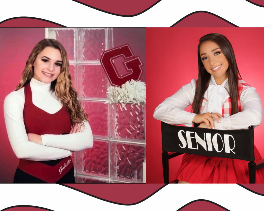 Gablette seniors Demi D'arcangelo and Emma Bartelt have both committed to state schools and are looking forward to graduation.