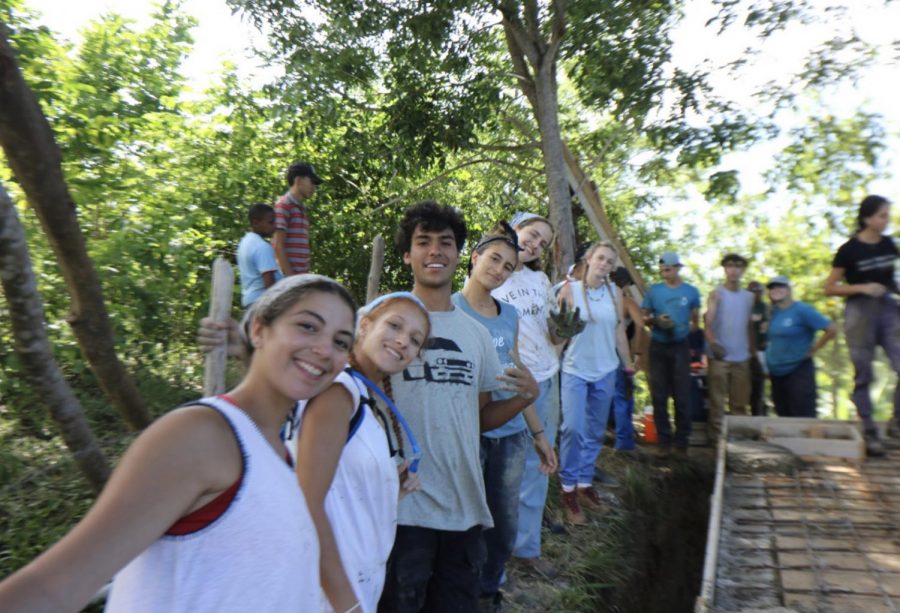 Building water systems for the community may seem like a difficult task but when split up amongst volunteers, the project moves smoothly.