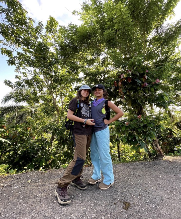 Surrounded by nature, Torres enjoyed the Blue Missions trip to the fullest alongside fellow Cavalier Maria Fernandez who also participated in the experience.