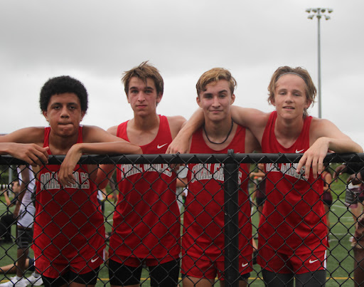 After running 5 kilometers through wet soil, the varsity boys team managed to place first with a 3 minute difference separating them from second place.