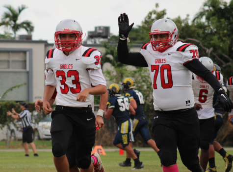 The Cavalier football team faced off against Coral Park Senior High in a difficult match on Oct. 28. 