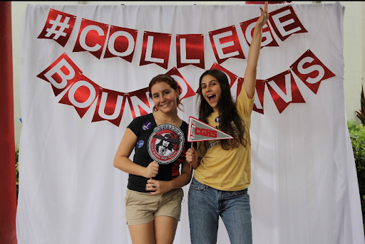 Although the celebration focused on college readiness, the photo booth had Gables-themed props to ensure that Cavaliers do not forget their alma mater.