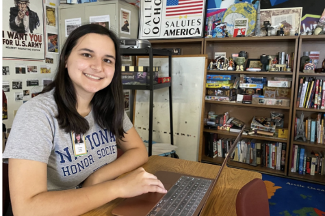 Blanco can usually be found in history teacher Mr. De Armas’s classroom, where she is given the opportunity to combine her love for technology and gaming.