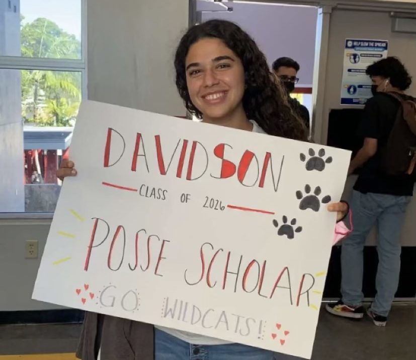 Sabrina Bonavita is happier than ever now that she has been awarded a Posse Scholarship, all thanks to her hard work and dedication.