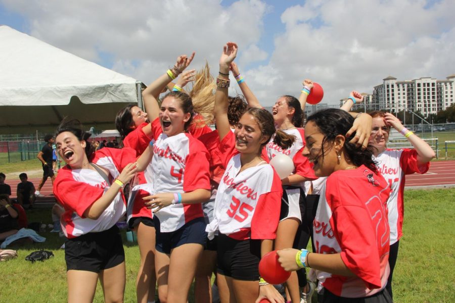 The+Gables+All-Stars+give+one+final+chant+after+their+win+in+the+wacky+olympics.+