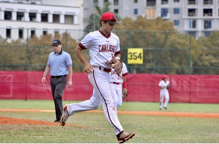 The Cavalier baseball team captain, senior Justin Morina is taking advantage of his final months at Gables to perfect his skill.