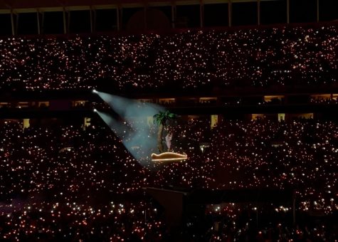 In a sold-out stadium, Bad Bunny performs his most recent album, Un Verano Sin Ti.