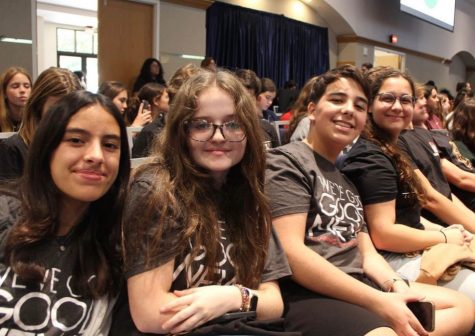 CavsConnect staff members at J-Day, waiting for the FSPA competition awards to be announced.