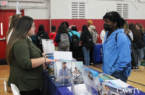 College representatives from various Florida universities came to the college fair.