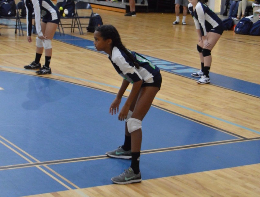 Young Avery Felix builds on her beginner experience playing her first years of club volleyball. 