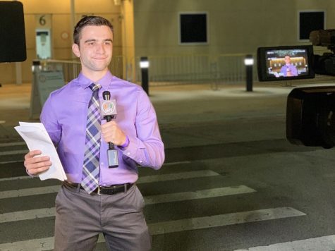 Continuing his journalist career, Daniel Toll moves on to broadcast journalism with UMTV.