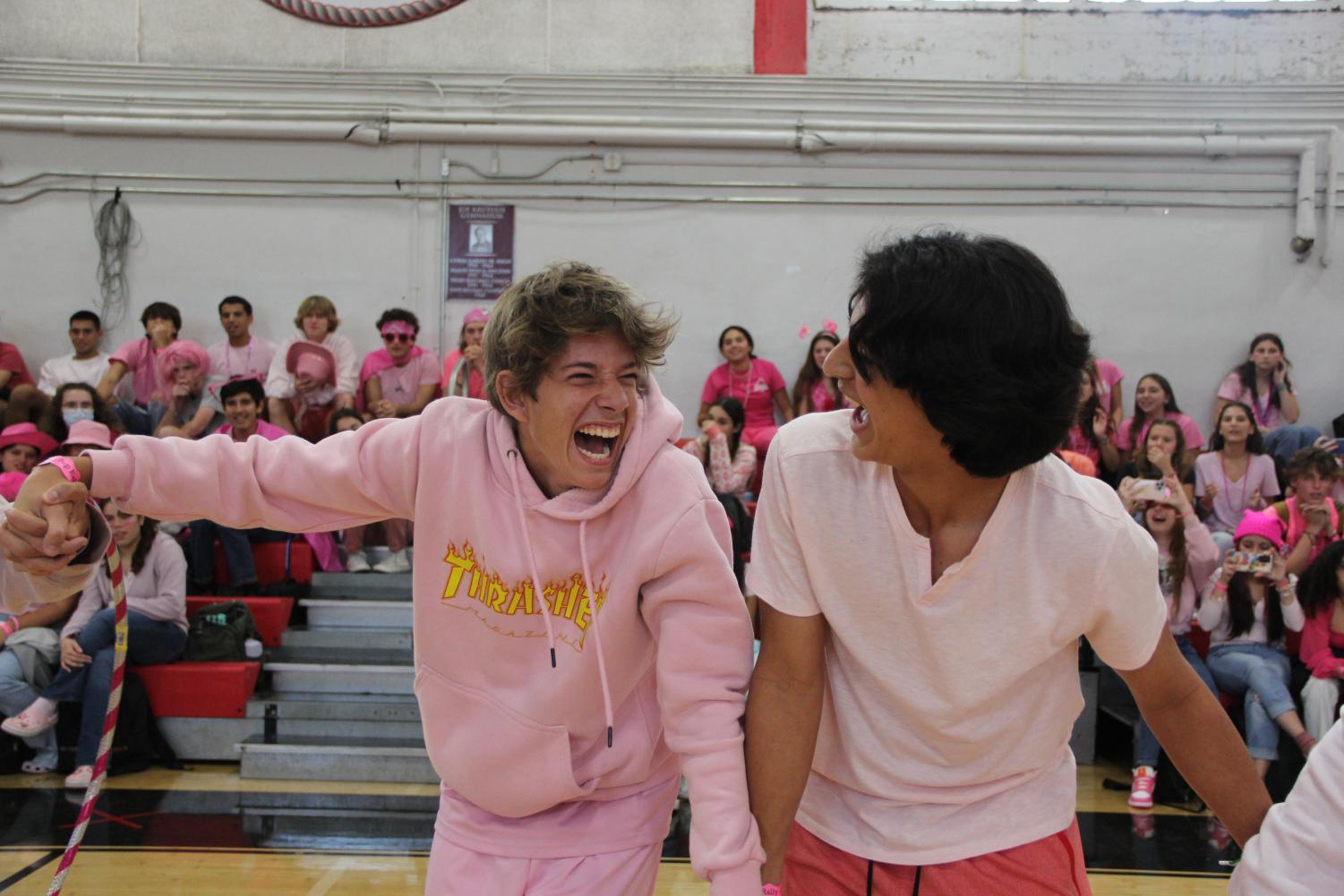 Cavaliers Support Breast Cancer Research at the Pink Pep Rally
