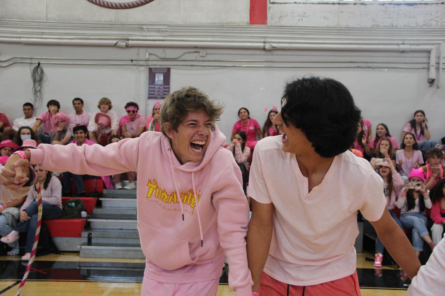 Cavaliers+Support+Breast+Cancer+Research+at+the+Pink+Pep+Rally