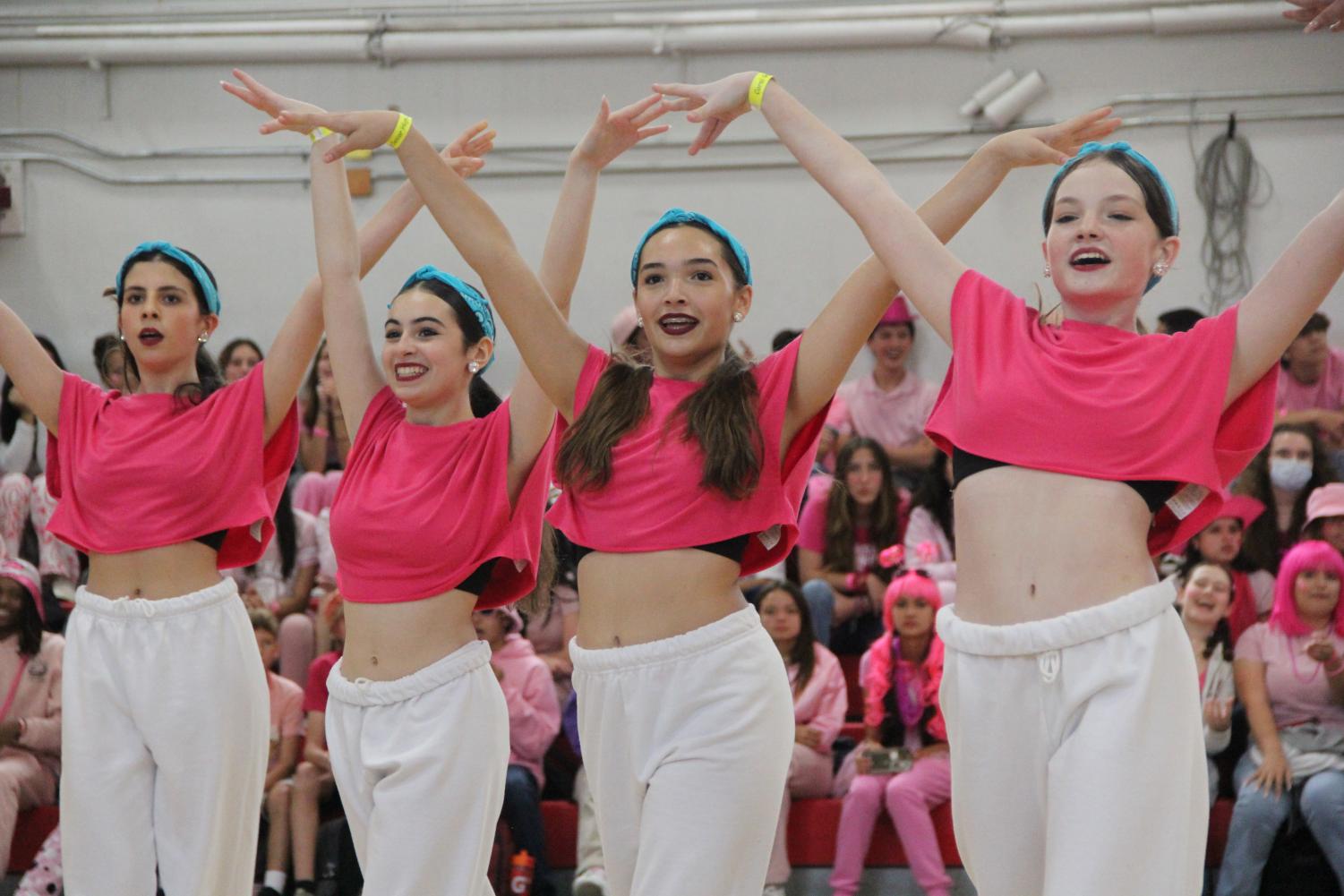 Cavaliers Support Breast Cancer Research at the Pink Pep Rally