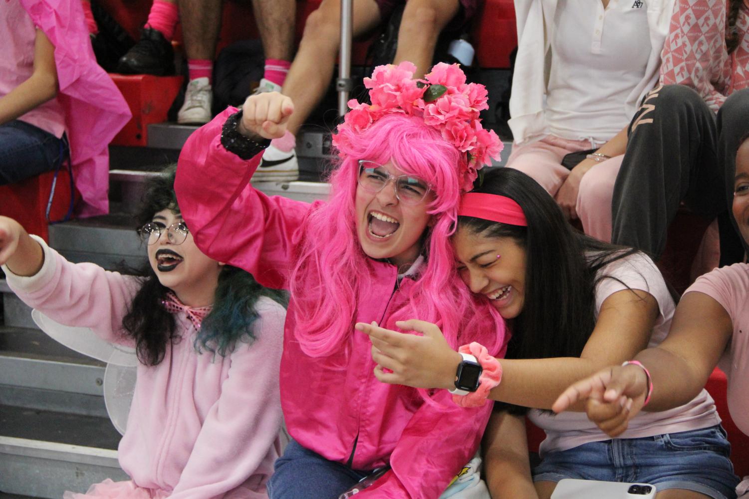 Cavaliers Support Breast Cancer Research at the Pink Pep Rally