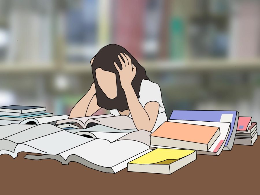 Many high school students experience the effects of overworking, an ongoing academic trend ruining students potential.