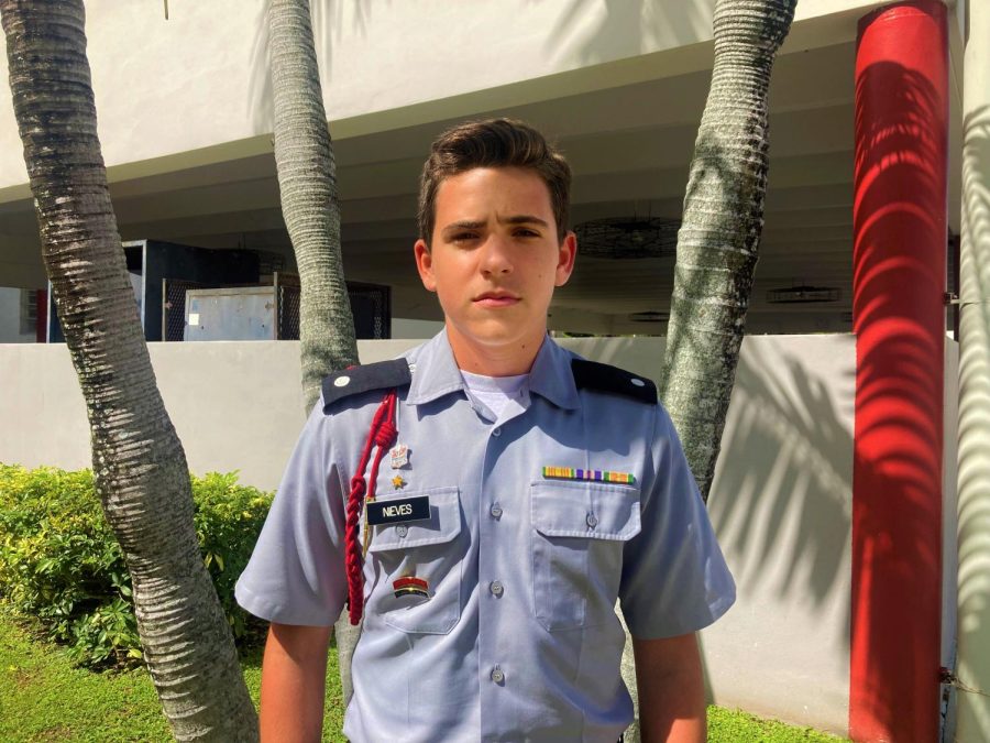 JROTC+stands+for+leadership+and+service%2C+two+qualities+that+sophomore+Alejandro+Nieves+possesses.+