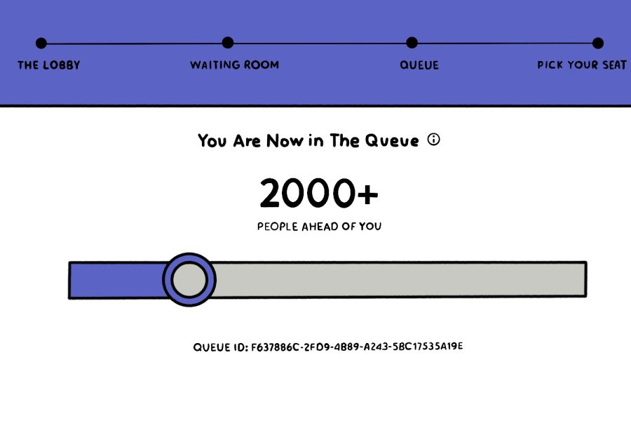 Millions of Swifties were told that there were 2000+ people ahead of them in the virtual "queue", indicating the high level of demand to see Swift in concert.