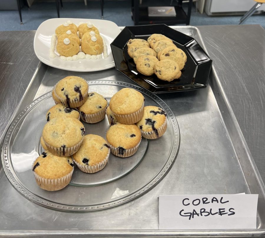 After two hours of mixing ingredients and watching the oven as her dough rose, junior Micheily Arduengo showed her true baking and pastry skills to the judges.