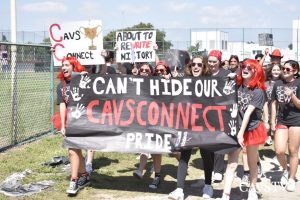 CavsConnect arrives at CAF&DM Field Day with their Cav spirit in full display.