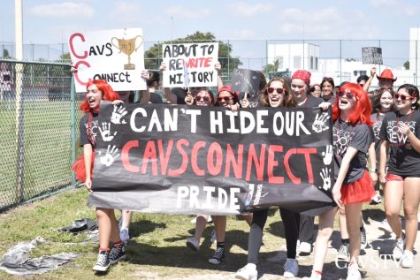 CavsConnect arrives at CAF&DM Field Day with their Cav spirit in full display.