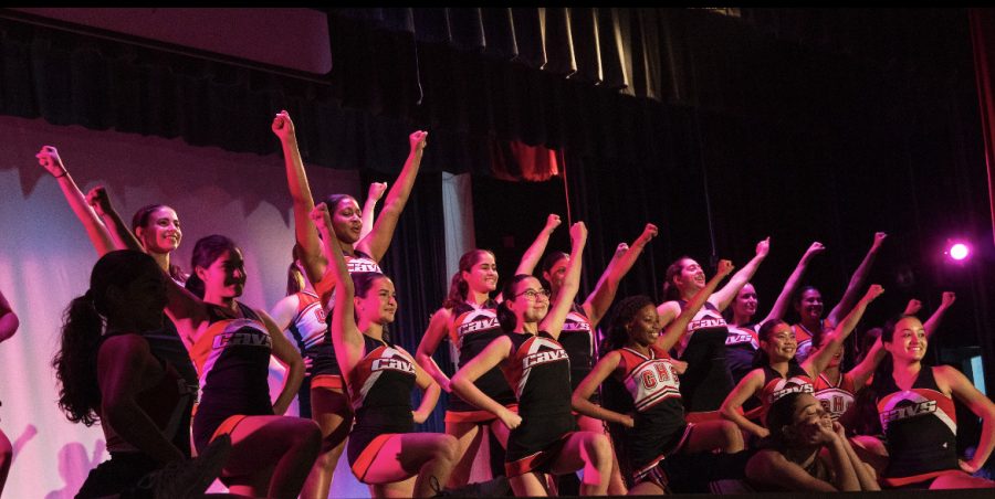 Our very own Coral Gables Cheerleaders gave it their all during their vigorous performance. 