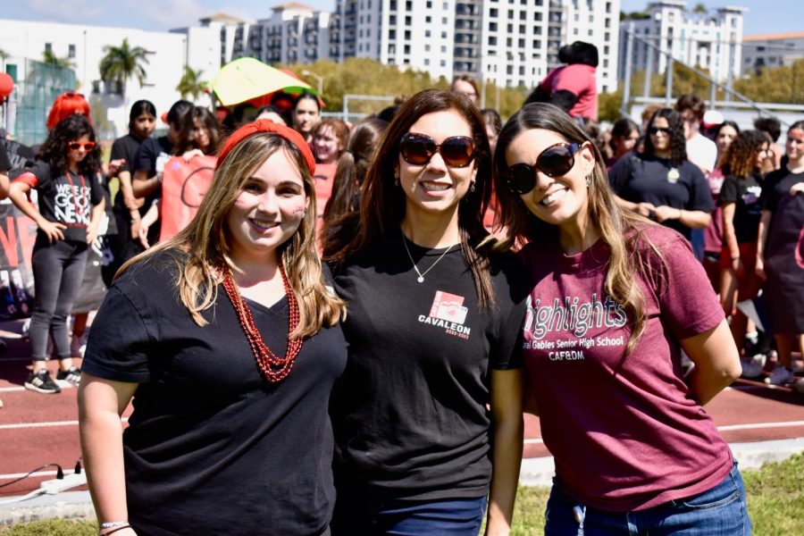 Reunited during the final day of J-week, the advisors showcase unity among publications at Gables. 