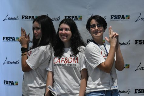 After a tiring four hour drive from Gables to the Wyndham Resort, Cavaliers were happy to stretch their legs. Students were greeted with various booths where they could grab stylish pins, pens and stickers or consult professionals about possible careers paths.