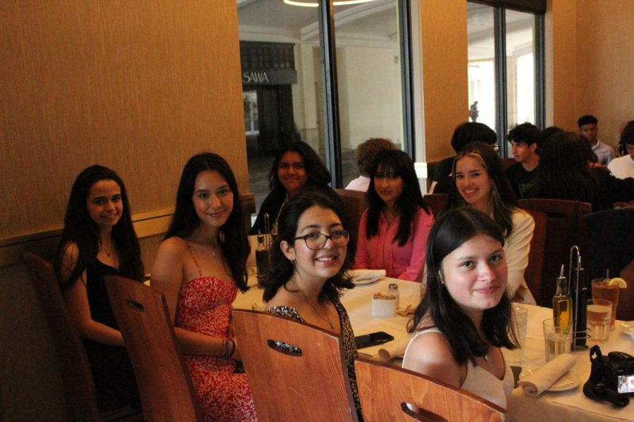 The Senior Brunch consisted of a three-course meal; a Cesar Salad, Pasta Entree and Gelato dessert.