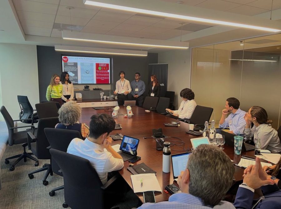 In anticipation of the JA NSLS, the Charm Dept. presented their business to the BlackRock team in Miami. With the assistance of Mr. Creegan's connections, they sought feedback and garnered advice from esteemed professionals.