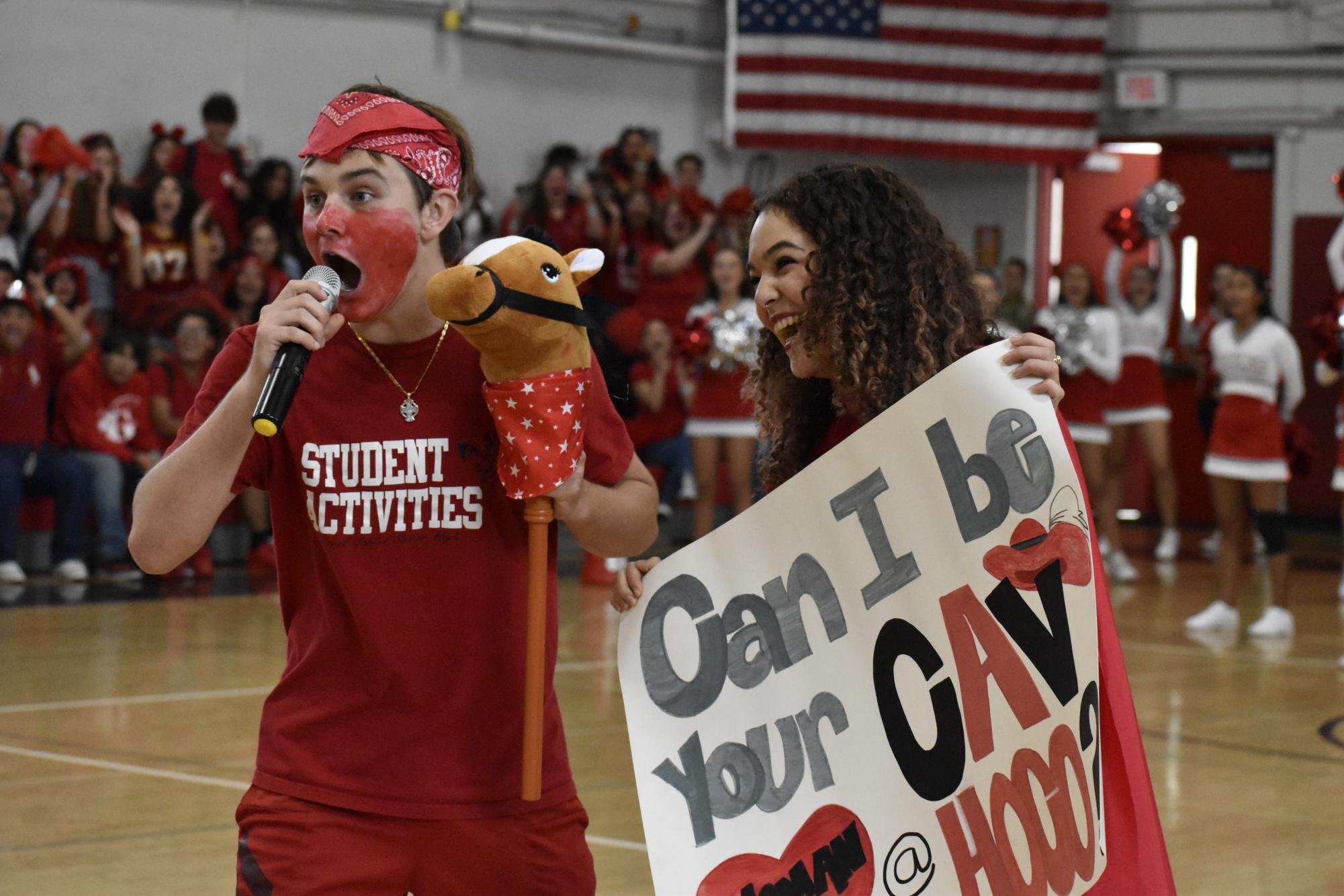 Cavaliers Red-Out  for the First Pep Rally of the Year