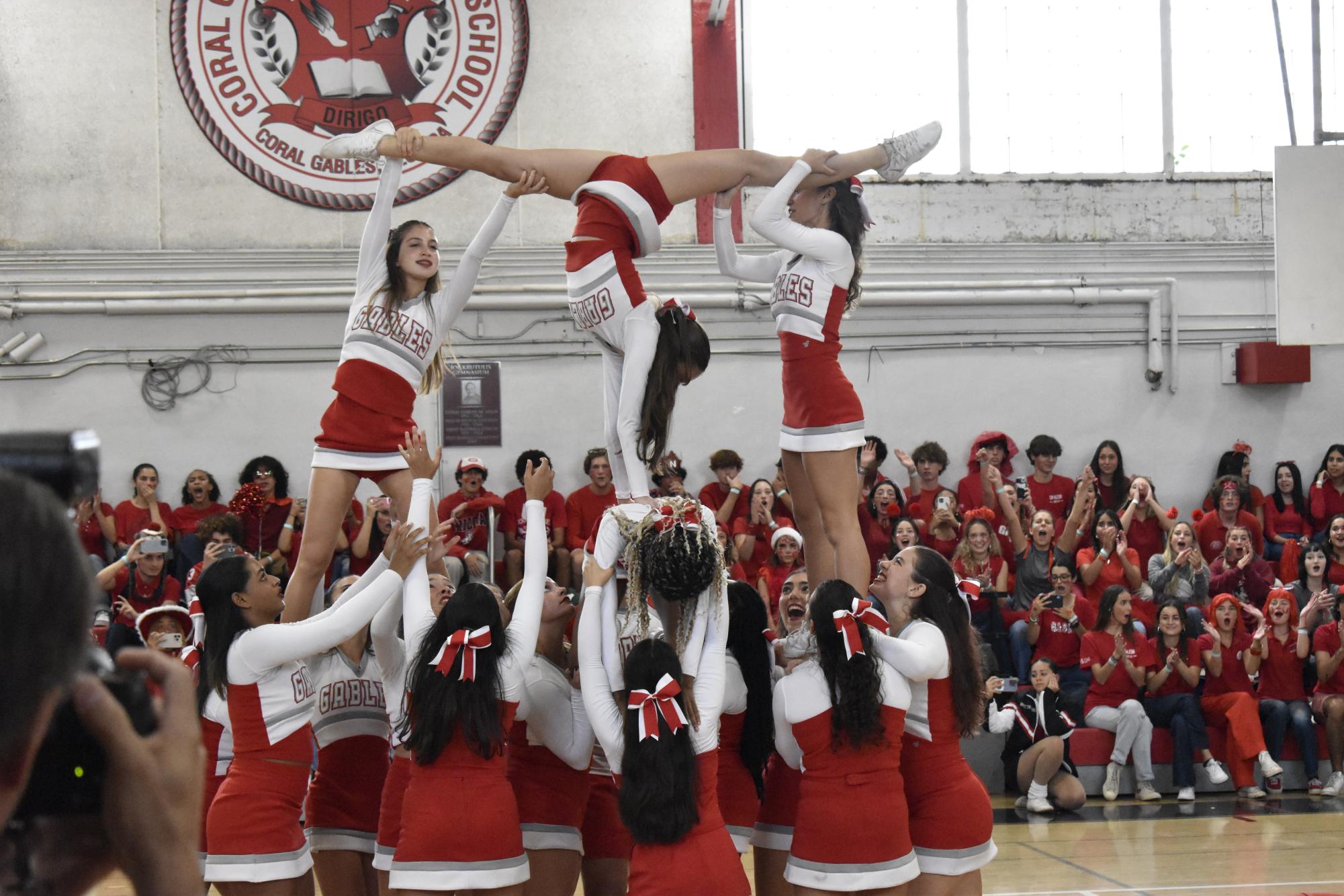 Cavaliers Red-Out  for the First Pep Rally of the Year
