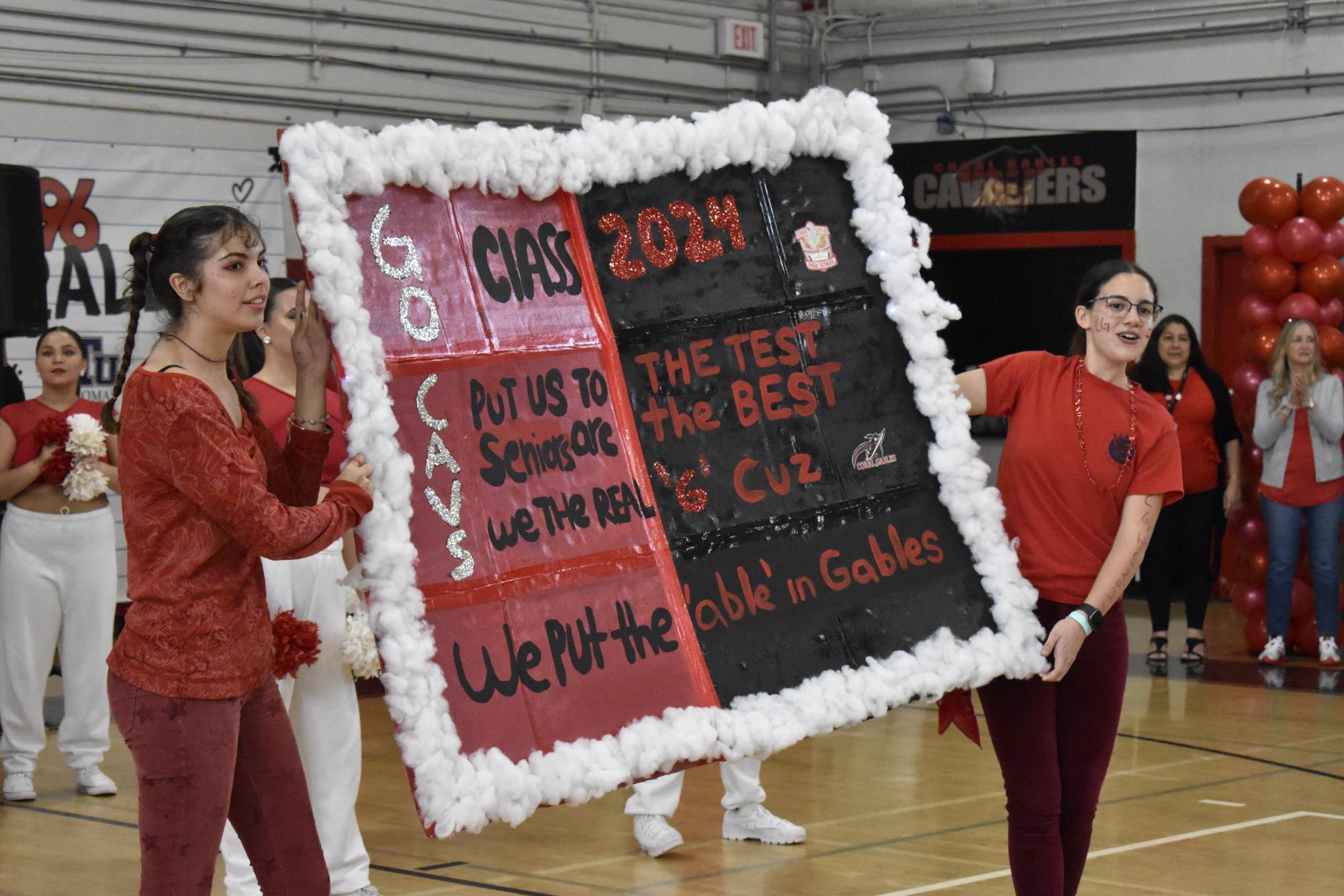 Cavaliers Red-Out  for the First Pep Rally of the Year