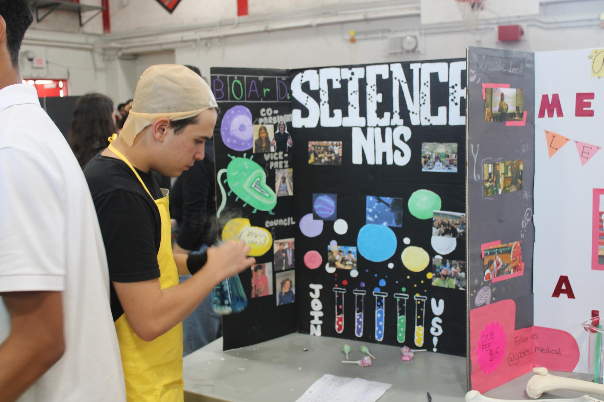 SNHS is an honor society focusing on scientific labs so students can experience the lab process and procedures.