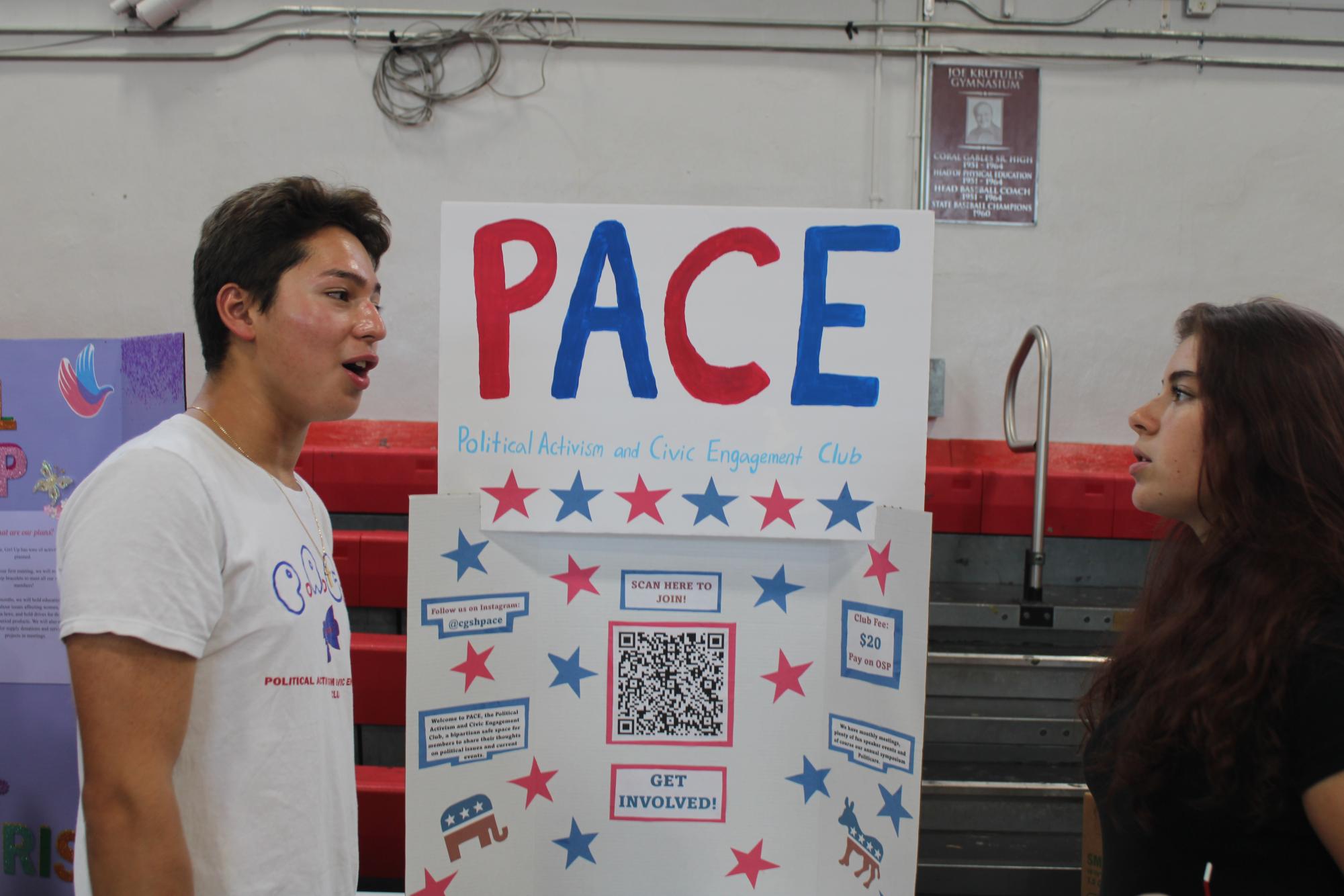 PACE is a club that allows students to get involved in the government, its actions and events without being able to vote.