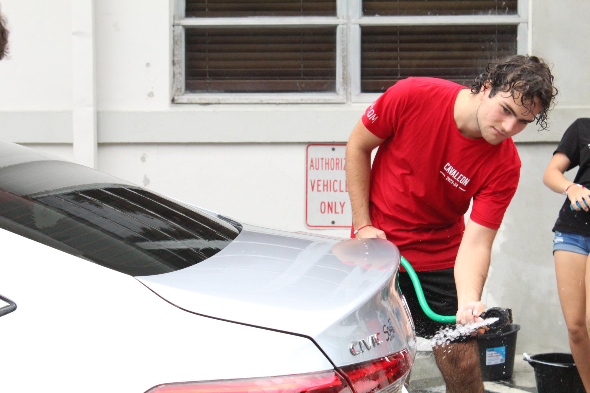 CAF&DM Holds Their Annual Car Wash, Bringing in Profit and Pride