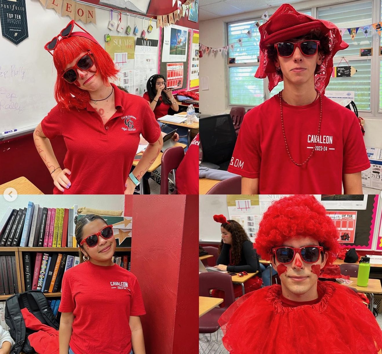 Class of 2024 seniors put on the wackiest, most colorful outfits to secure an entry to school years first pep rally.