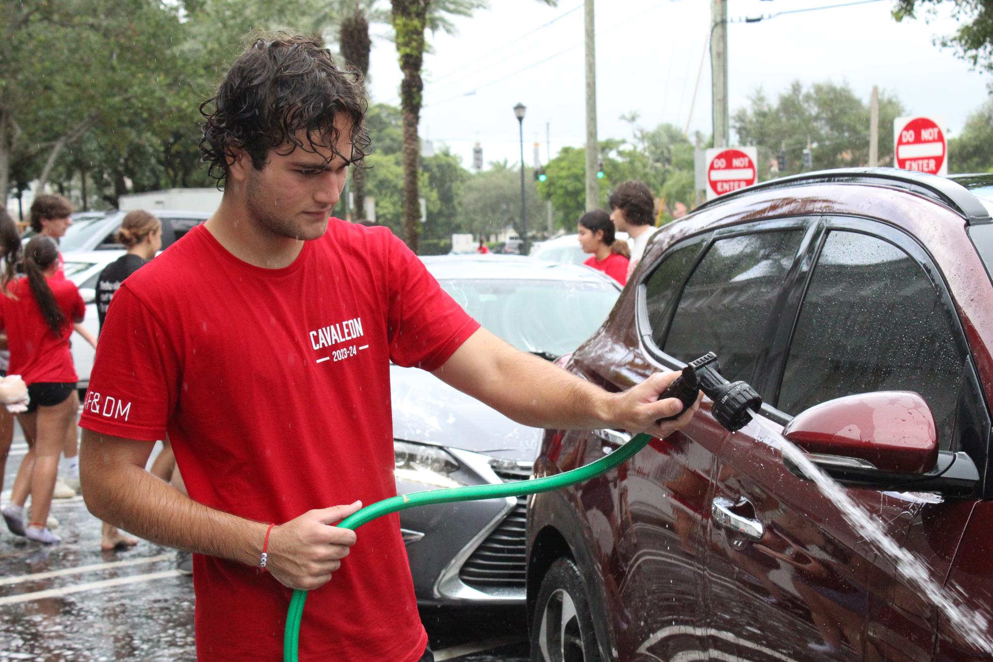 CAF&DM Holds Their Annual Car Wash, Bringing in Profit and Pride