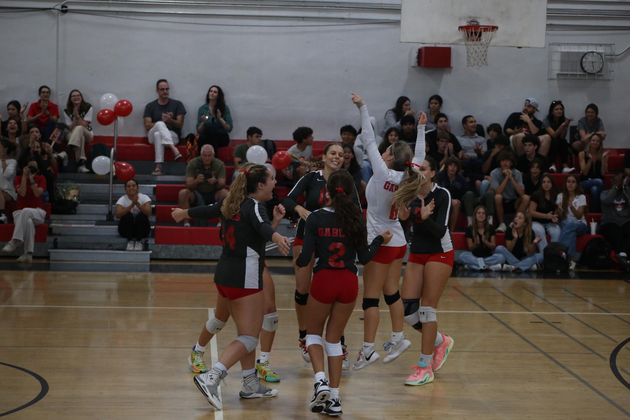 Girls Volleyball Spike it Up at Senior Night