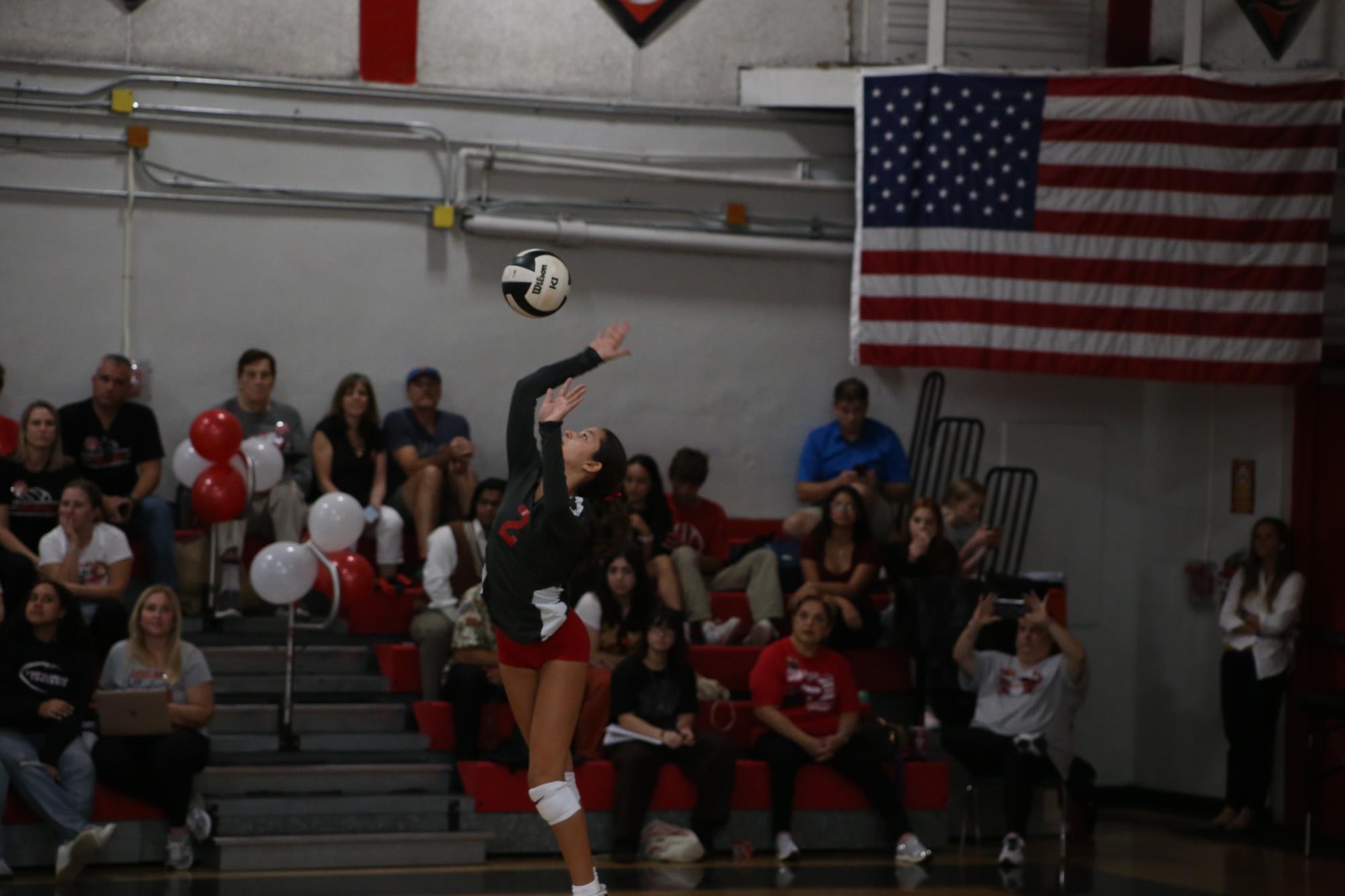Girls Volleyball Spike it Up at Senior Night