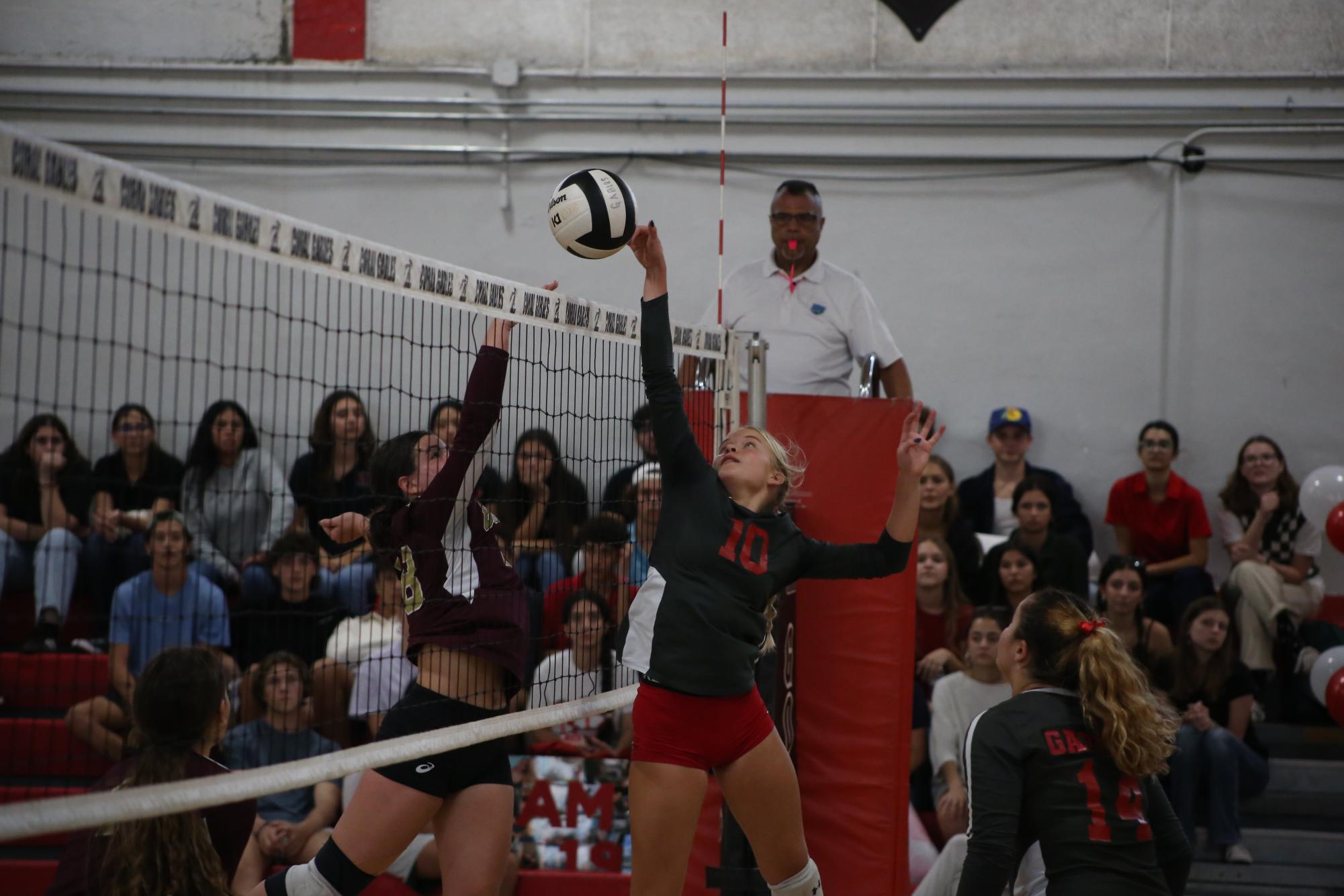 Girls Volleyball Spike it Up at Senior Night
