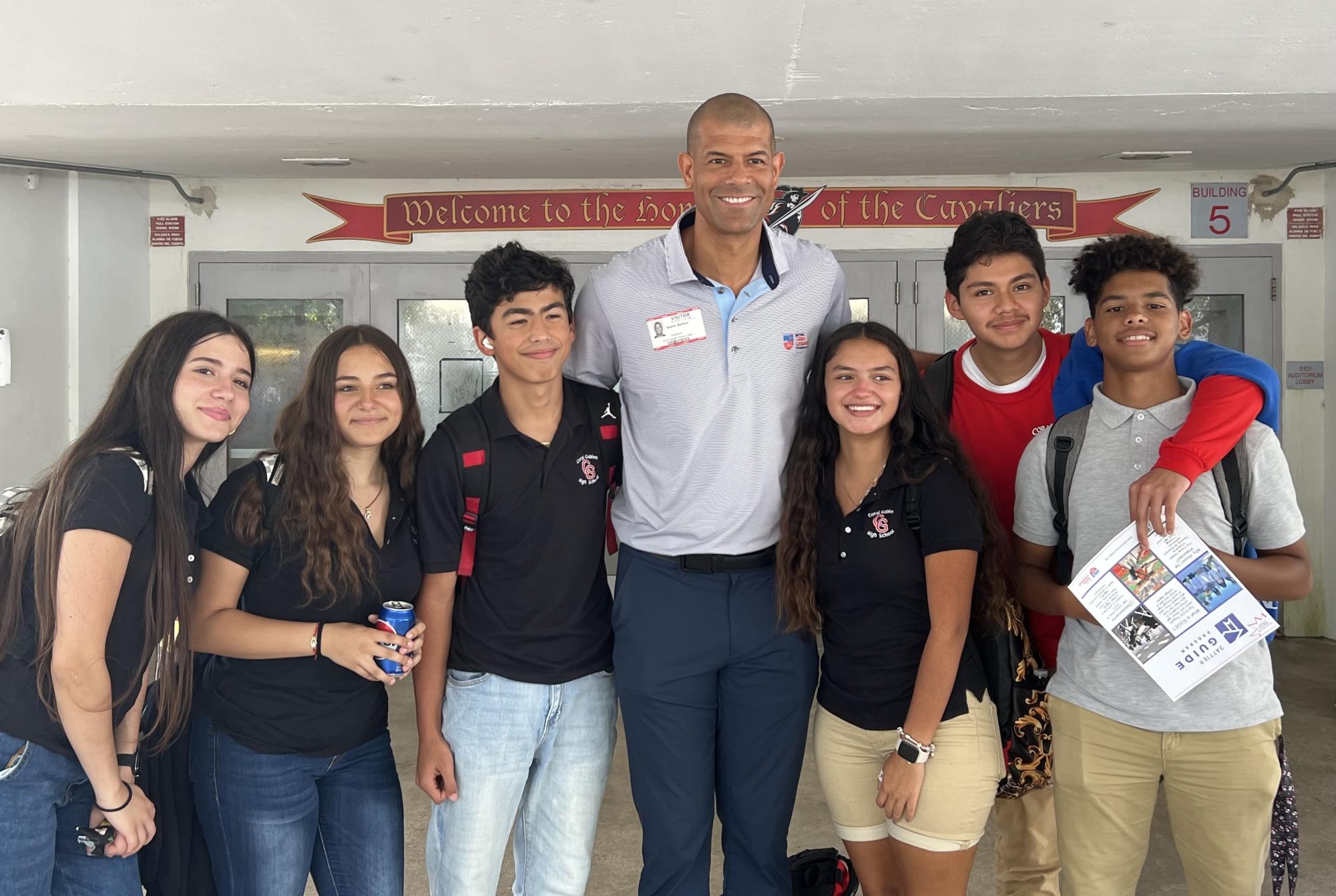 Wanting to inspire students by giving speeches on motivation and effort, Battier starts by talking about their next chapter, in college.