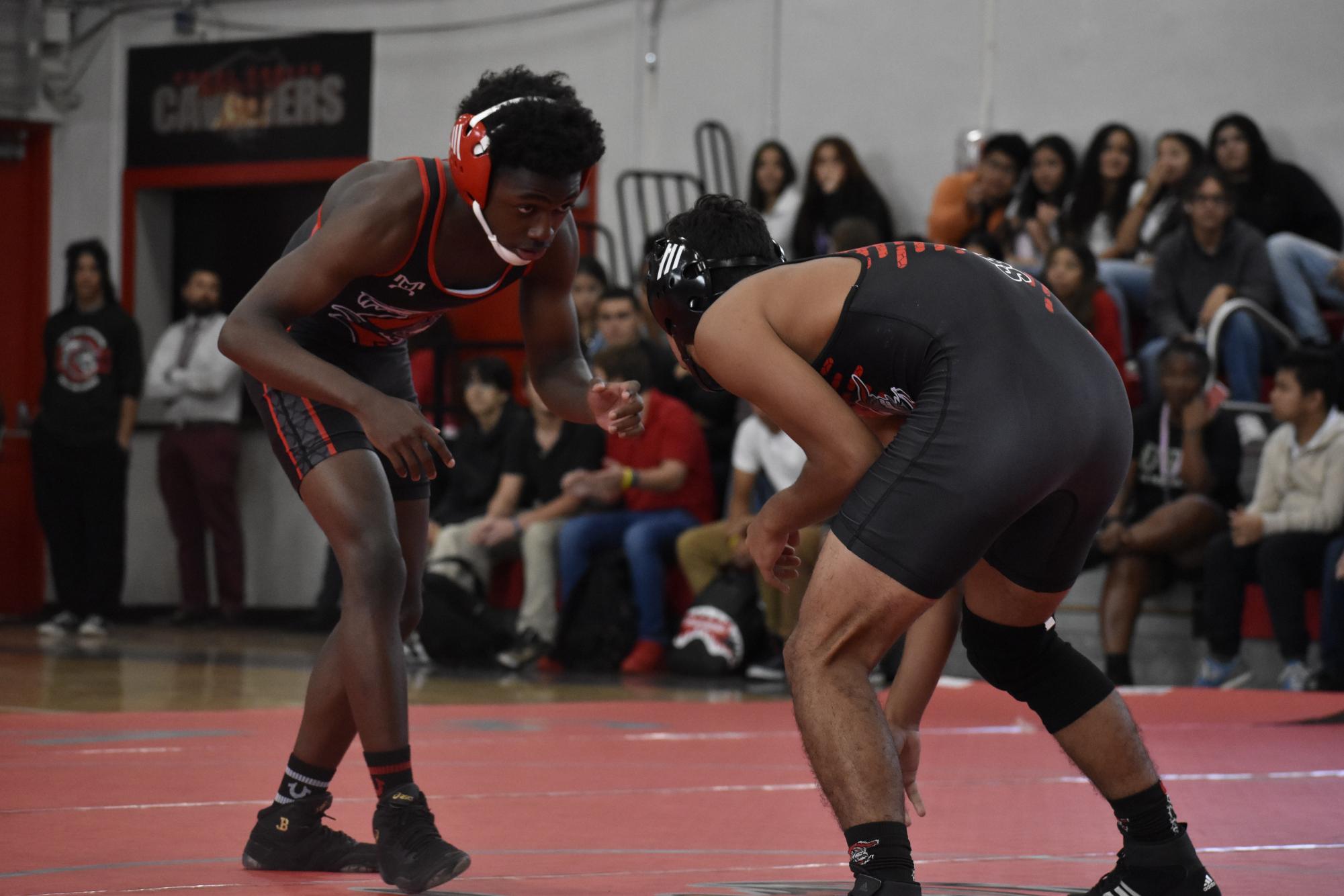 Cavaliers Fight for Victory at the Wrestling Scrimmage