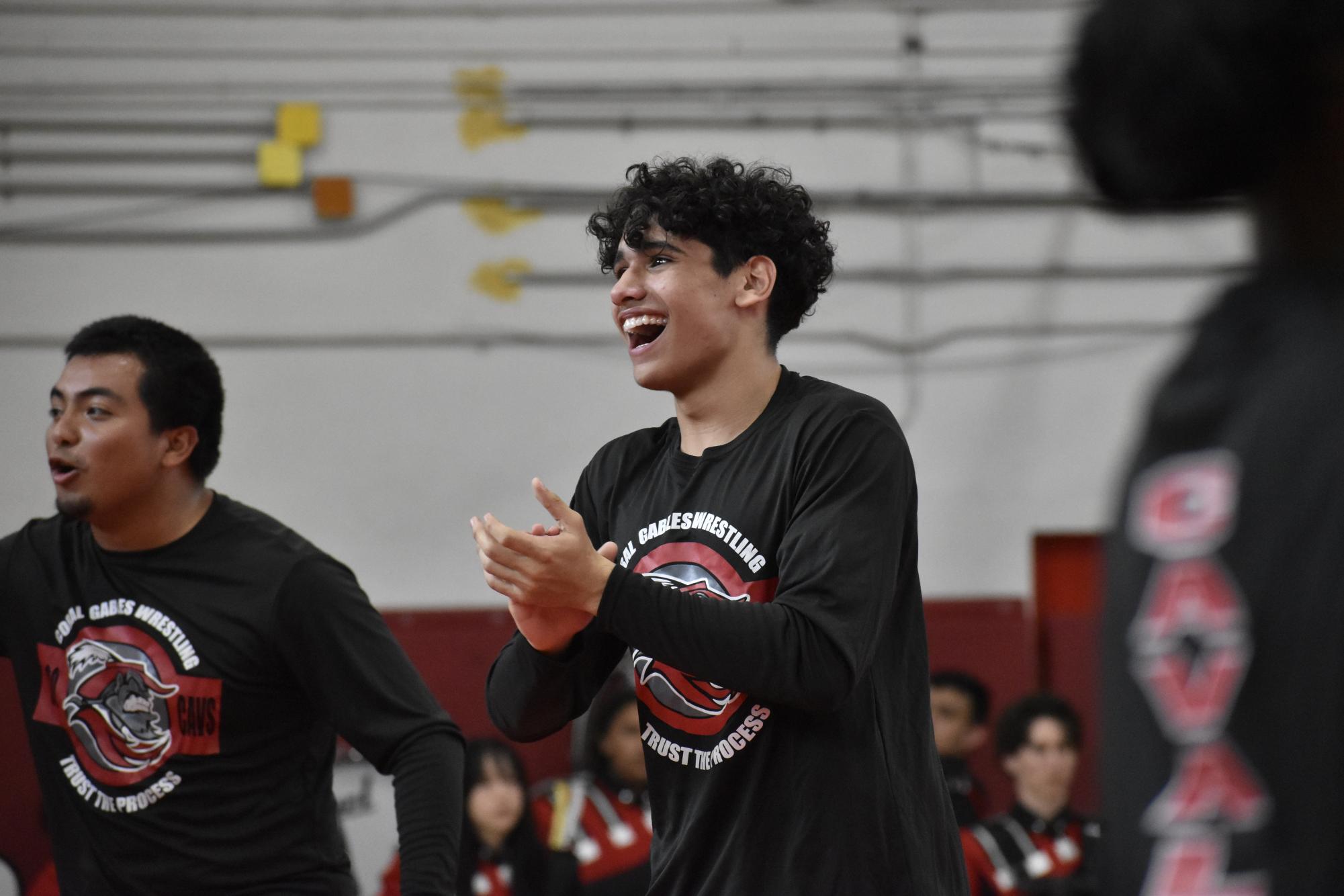 Cavaliers Fight for Victory at the Wrestling Scrimmage