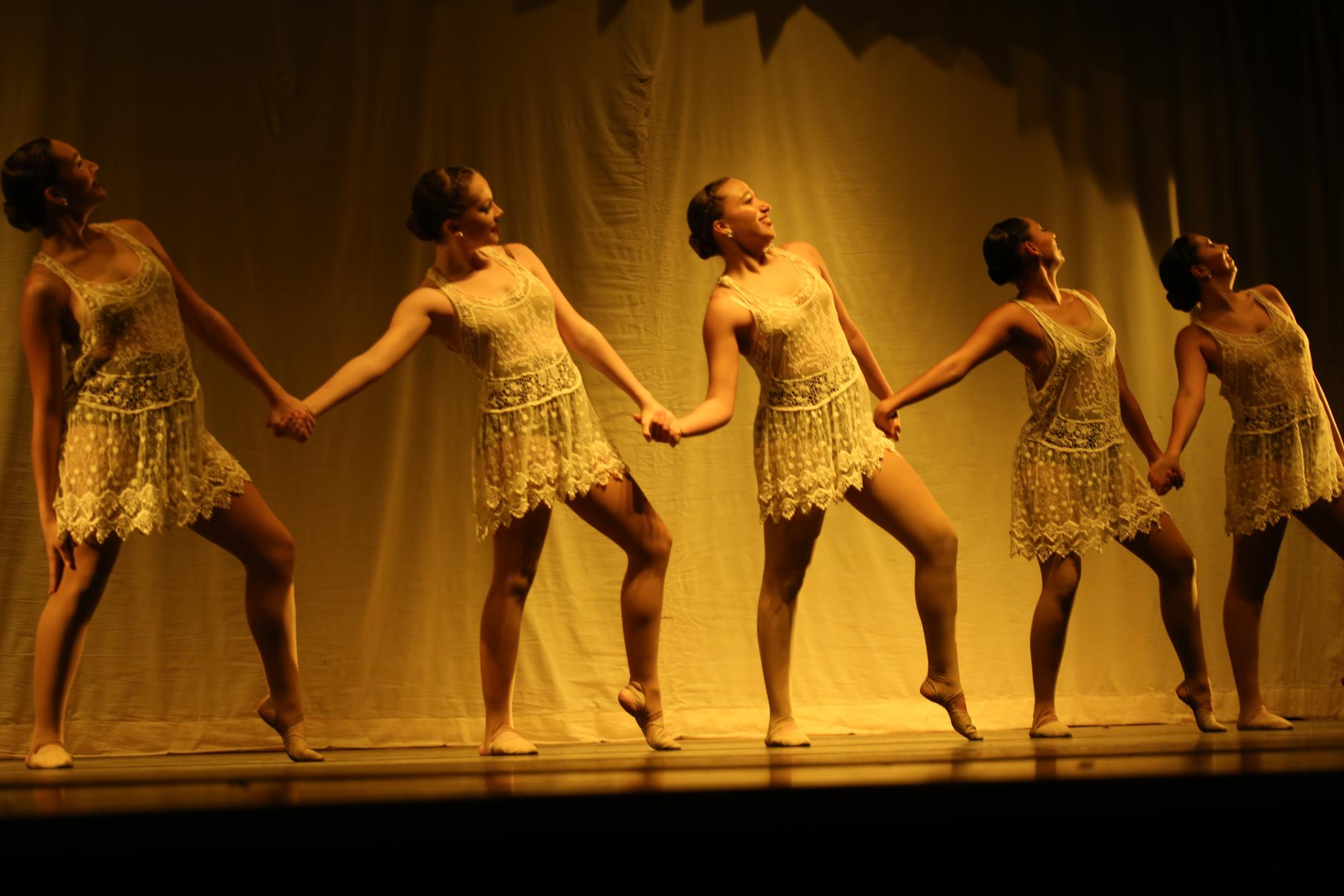 With big hearts and lots of emotion, the junior Gablettes put on a contemporary dance by the name Here We Go.