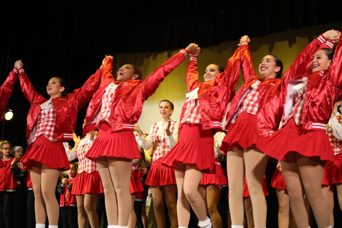 Once Fall Frolics came to an end, performers lined up on stage for curtain call and bowed to the audience. With enthusiasm and effort, senior Gablettes enjoyed their last Fall Frolics performance.
