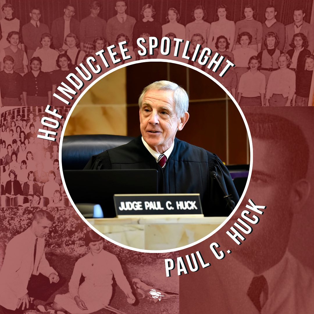 Judge Paul Huck was honored for his contributions to the legal profession both as a judge and as a professor.